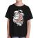 Tricou adler copil skater santa negru