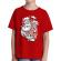 Tricou adler copil skater santa rosu