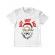 Tricou adler copil smile santa alb
