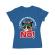 Tricou adler dama dashing through the no albastru azuriu
