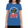 Tricou adler dama dashing through the no albastru azuriu