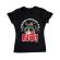 Tricou adler dama dashing through the no negru