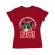 Tricou adler dama dashing through the no rosu