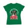 Tricou adler dama dashing through the no verde mediu