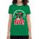 Tricou adler dama dashing through the no verde mediu