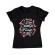 Tricou adler dama dear santa negru