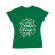 Tricou adler dama dear santa verde mediu