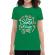 Tricou adler dama dear santa verde mediu