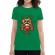 Tricou adler dama deer santa verde mediu