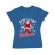 Tricou adler dama dont stop believin albastru azuriu