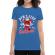 Tricou adler dama dont stop believin albastru azuriu