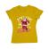 Tricou adler dama dont stop believin galben