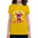 Tricou adler dama dont stop believin galben