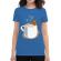 Tricou adler dama gingerbread man albastru azuriu