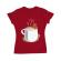 Tricou adler dama gingerbread man rosu