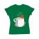 Tricou adler dama gingerbread man verde mediu