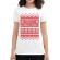 Tricou adler dama greetings alb