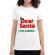 Tricou adler dama i can explain alb