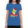 Tricou adler dama mean one albastru azuriu
