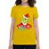 Tricou adler dama mean one galben