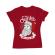 Tricou adler dama only santa can judge me rosu