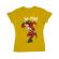 Tricou adler dama santa skank kid galben