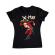 Tricou adler dama santa skank kid negru