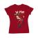 Tricou adler dama santa skank kid rosu