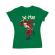 Tricou adler dama santa skank kid verde mediu