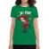 Tricou adler dama santa skank kid verde mediu