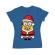 Tricou adler dama santa minions albastru azuriu