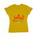 Tricou adler dama santas favorite galben