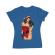 Tricou adler dama sexy santa girl albastru azuriu
