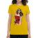 Tricou adler dama sexy santa girl galben