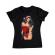 Tricou adler dama sexy santa girl negru