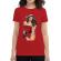Tricou adler dama sexy santa girl rosu