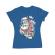 Tricou adler dama skater santa albastru azuriu