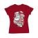 Tricou adler dama skater santa rosu