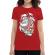 Tricou adler dama skater santa rosu