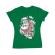 Tricou adler dama skater santa verde mediu