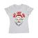 Tricou adler dama smile santa alb