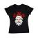 Tricou adler dama smile santa negru