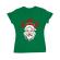 Tricou adler dama smile santa verde mediu