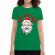 Tricou adler dama smile santa verde mediu