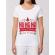 Tricou stanley stella dama ho ho ho merry christmas alb