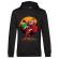 Hoodie barbat cu gluga grinch stole christmas negru