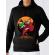 Hoodie barbat cu gluga grinch stole christmas negru