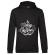 Hoodie barbat cu gluga merry christmas negru