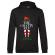 Hoodie barbat cu gluga the chatty elf negru