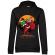 Hoodie dama cu gluga grinch stole christmas negru